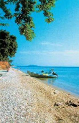 Chalkidiki a hotel Athena Pallas Village - pláž