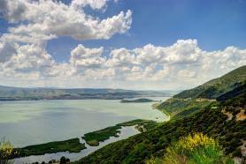Epirus - jezero Pamvotida, Řecko