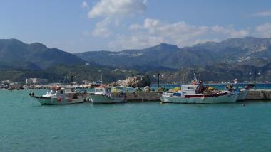 Město Pigadia na ostrově Karpathos