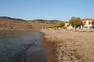 Lesbos - jedna z pláží