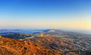 Řecko - část ostrova Santorini