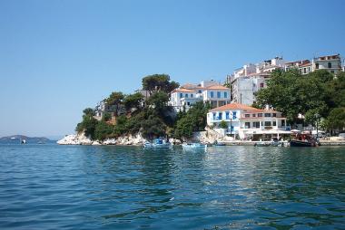 Řecko - přístav Skiathos