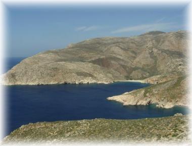Část řeckého ostrova Tilos