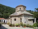 Ostrov Skiathos s klášterem Evangelistrias