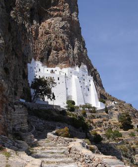 Ostrov Amorgos - klášter Panagia Hozoviotissa