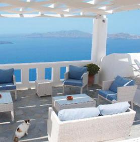 Řecký hotel Agali Houses s posezením
