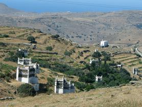 Vnitrozemí řeckého ostrova Tinos