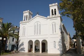 Kostel Agios Nikolaos ve městě Nafplio