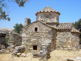 Ostrov Naxos a byzantská kaple