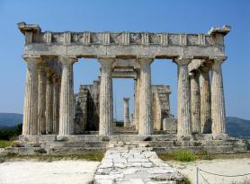 Řecký ostrov Egina s Afájským chrámem