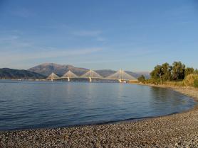 Řecký most Charilaos nedaleko Patrasu