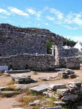 Poloostrov Aliki - antické ruiny