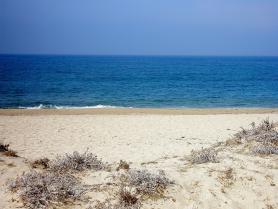 Řecký ostrov Naxos s pláží