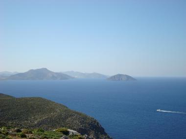 Část řeckého ostrova Kalymnos