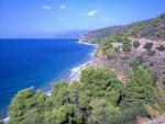 Řecko - část ostrova Evia