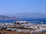Ostrov Naxos s hlavním městem